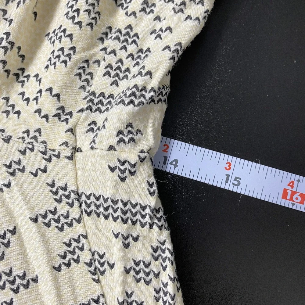 Kate Quinn Pajama Pants Womens Large Ivory Fair Isle Bamboo‎ Lounge Christmas